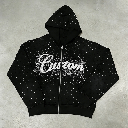 Rhinestone Hoodie